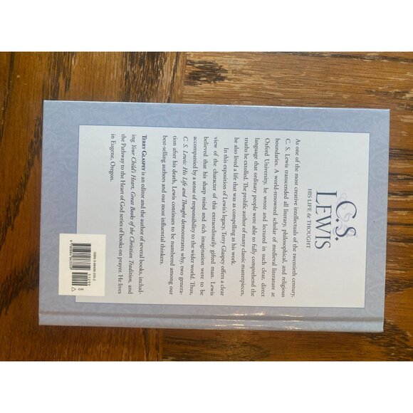 C.S. Lewis His Life & Thought By Terry Glaspey Hardcover Inspirational Book - Picture 2 of 3
